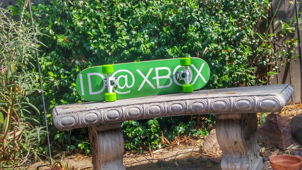 id at xbox skateboard